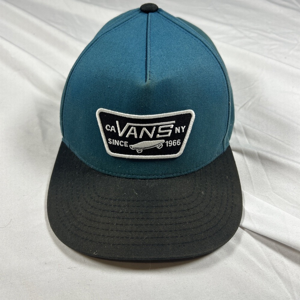 VANS CA NY Starter Snapback Hat D2 - Teal - Used - Adjustable 1966 Cap used
